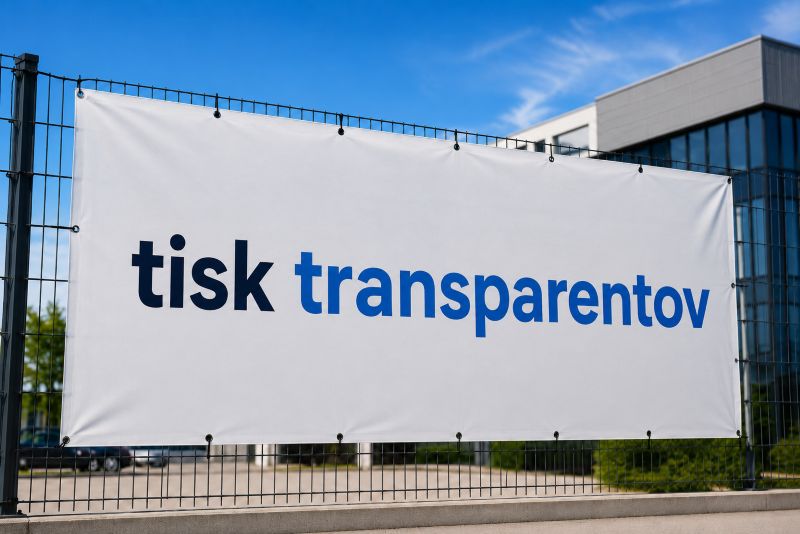 Tisk transparentov: ko mora biti sporočilo vidno že od daleč